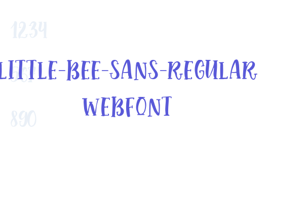 little-bee-sans-regular WebFont