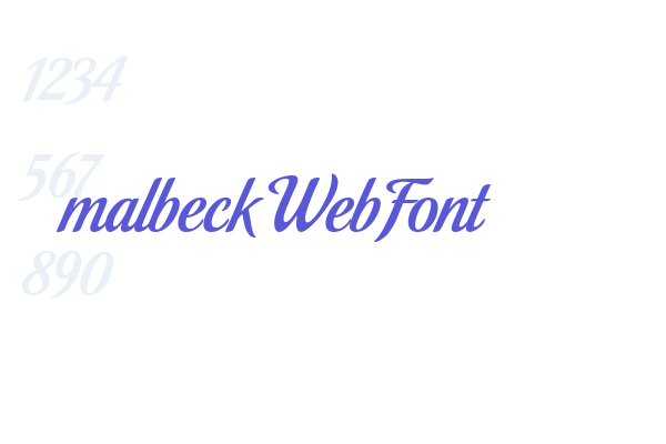 malbeck WebFont