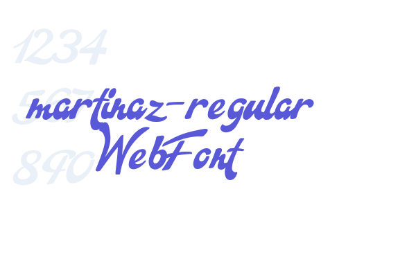 martinaz-regular WebFont