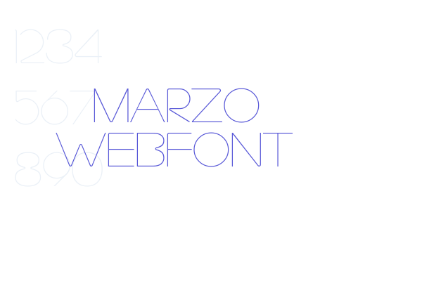 marzo WebFont