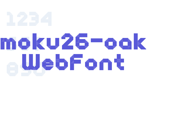 moku26-oak WebFont