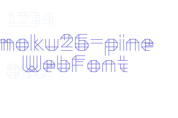 moku26-pine WebFont