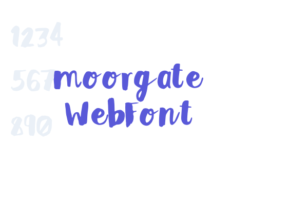 moorgate WebFont