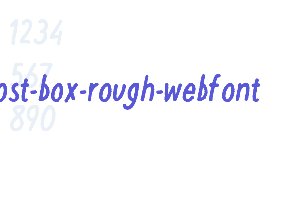 post-box-rough-webfont