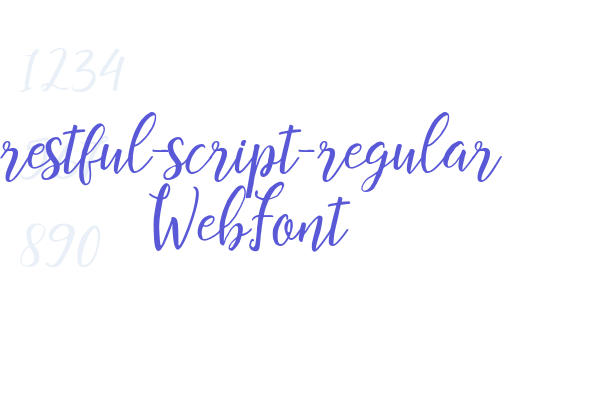 restful-script-regular WebFont