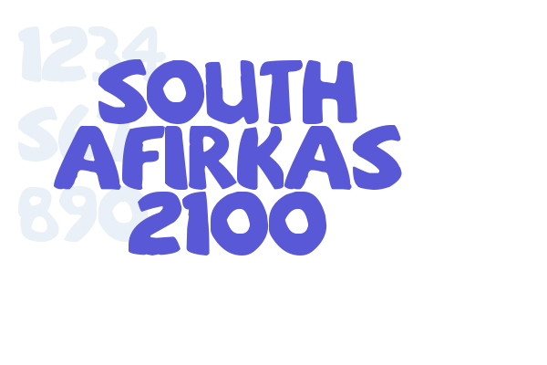 sOuTh Afirkas 2100