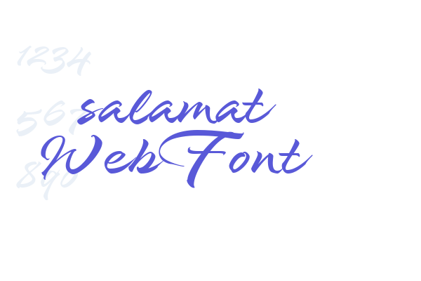 salamat WebFont