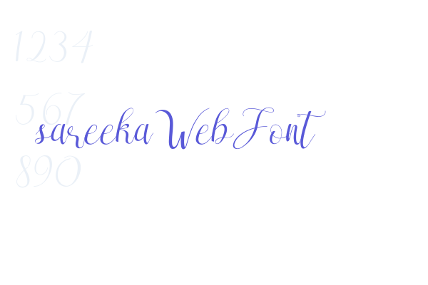 sareeka WebFont