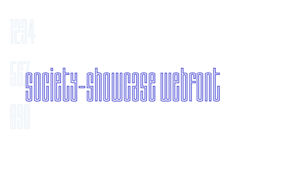 society-showcase WebFont