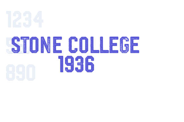 stone college 1936