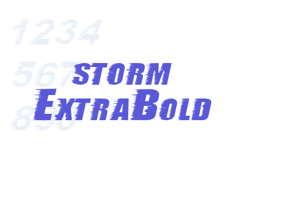 storm ExtraBold