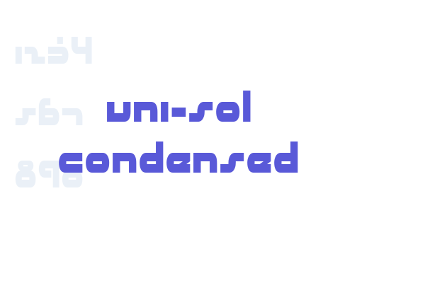 uni-sol condensed