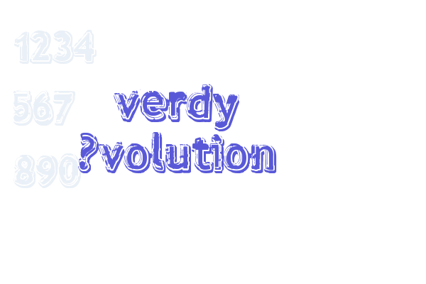 verdy ?volution