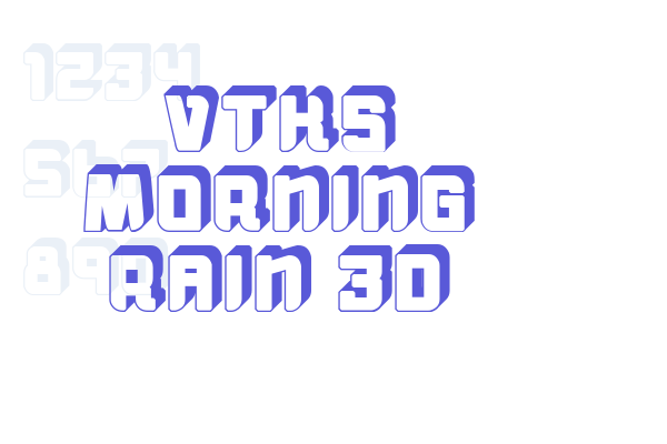 vtks morning rain 3D