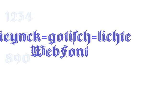 wieynck-gotisch-lichte WebFont