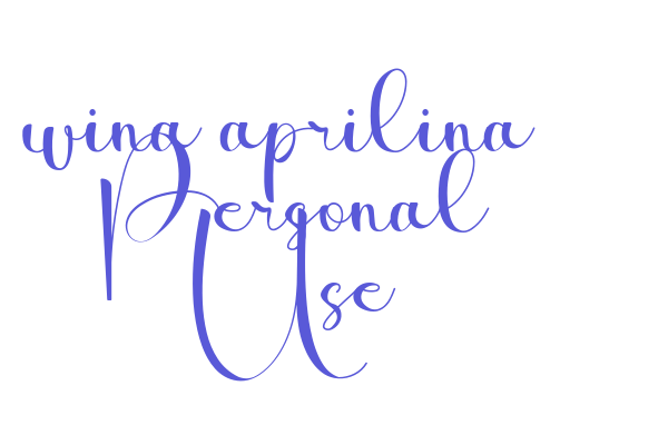 wina aprilina Personal Use