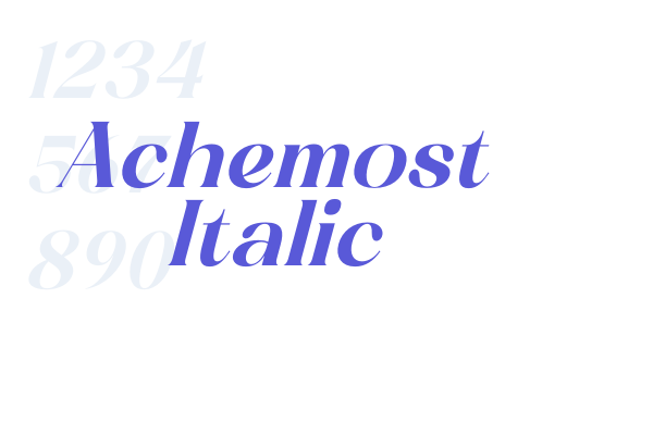 Achemost Italic