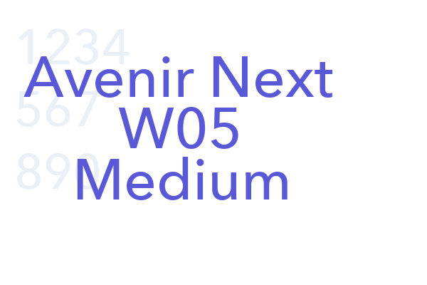 Avenir Next W05 Medium - Font Free Download