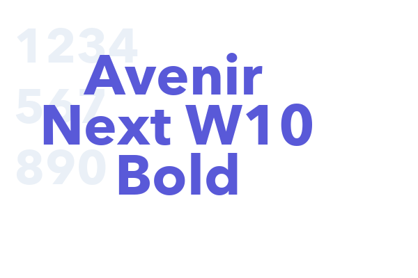 Avenir Next W10 Bold