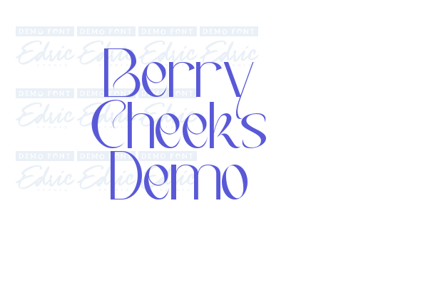 Berry Cheeks Demo