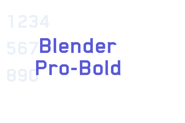 Blender Pro-Bold