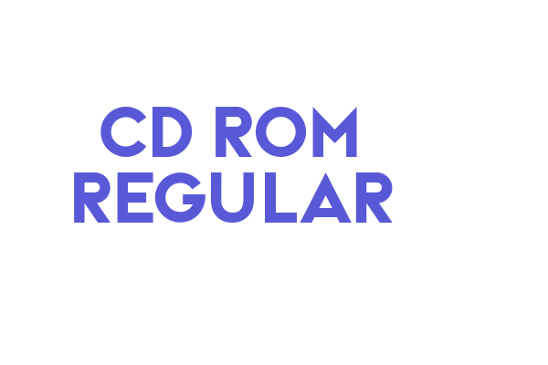 Cd Rom Regular