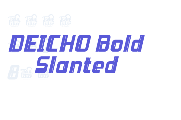 DEICHO Bold Slanted