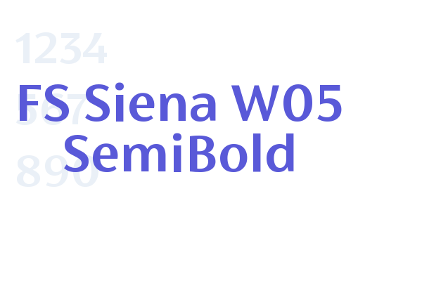 FS Siena W05 SemiBold