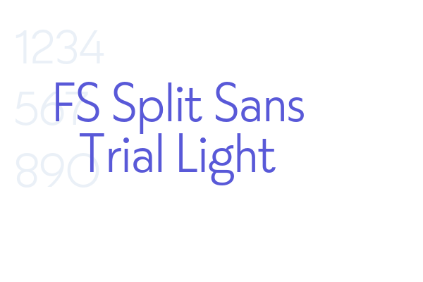 FS Split Sans Trial Light