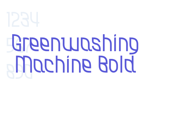 Greenwashing Machine Bold