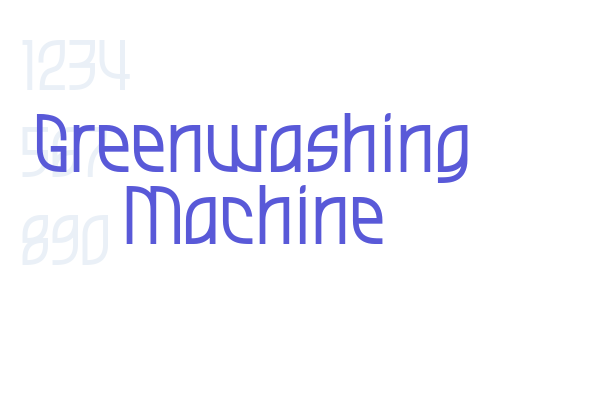 Greenwashing Machine