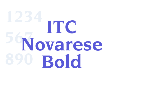 ITC Novarese Bold