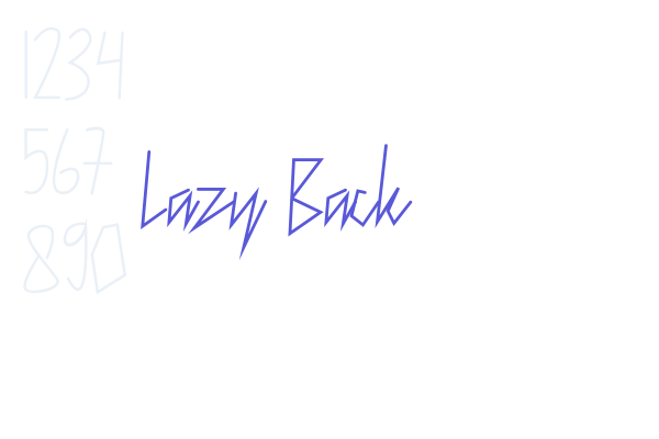 Lazy Back