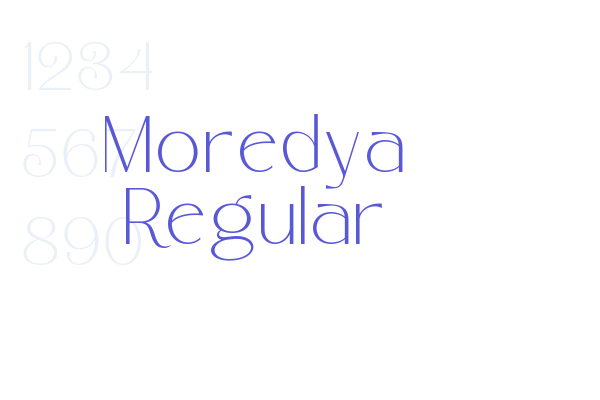 Moredya Regular