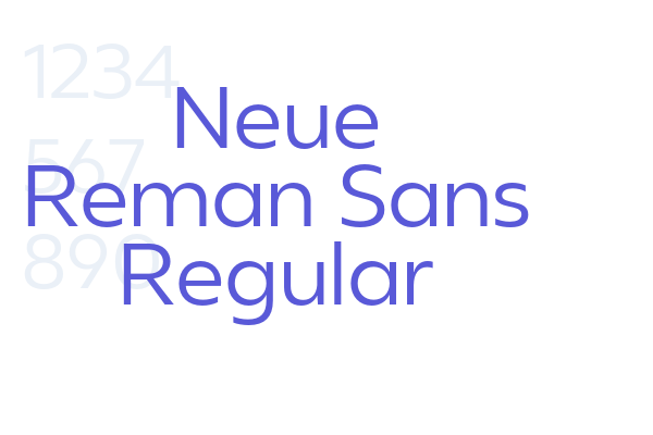 Neue Reman Sans Regular