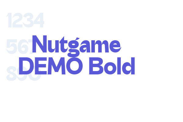 Nutgame DEMO Bold