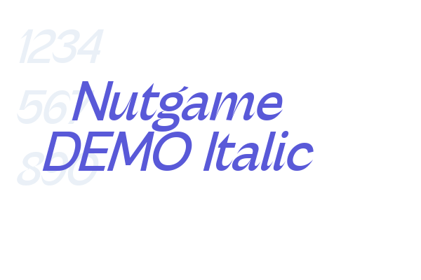 Nutgame DEMO Italic