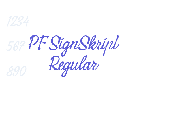 PF SignSkript Regular