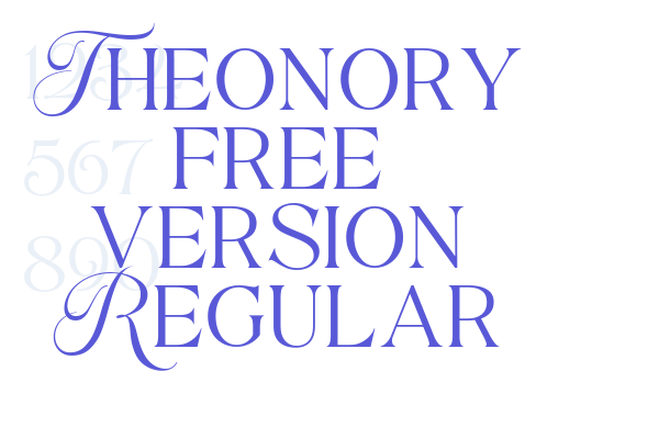 Theonory free version Regular