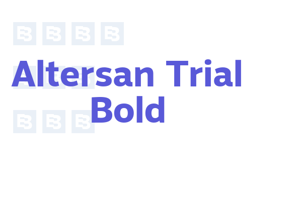 Altersan Trial Bold