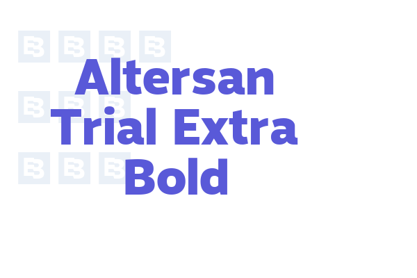 Altersan Trial Extra Bold