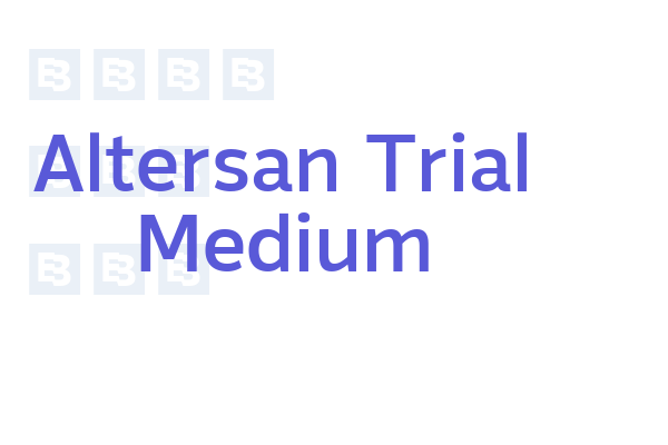 Altersan Trial Medium