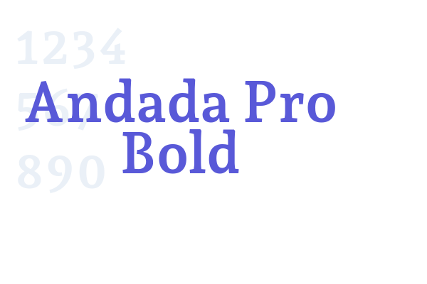 Andada Pro Bold