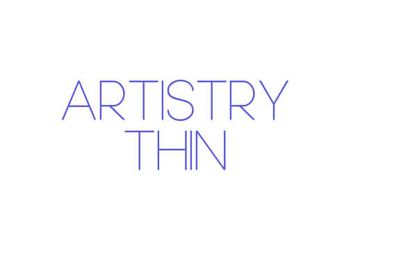 Artistry Thin