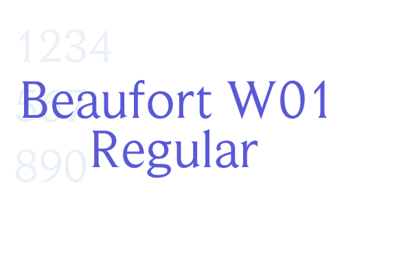 Beaufort W01 Regular