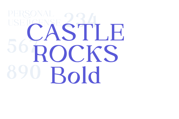 CASTLE ROCKS Bold