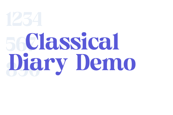 Classical Diary Demo