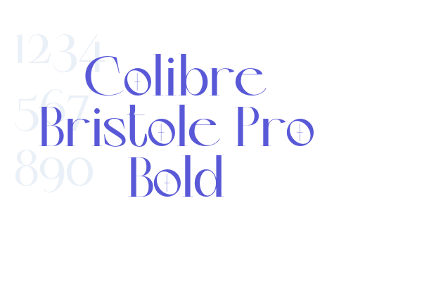 Colibre Bristole Pro Bold