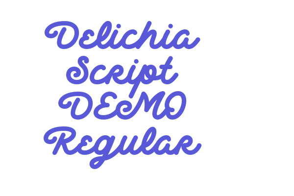 Delichia Script DEMO Regular