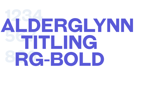 Galderglynn Titling Rg-Bold